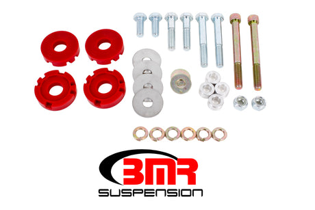 BMR 15-17 S550 Mustang Differential Lockout Bushing Kit (Polyurethane) - Red BMR Suspension