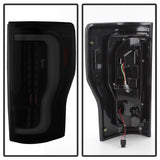 xTune 17-18 Ford F-250 Super Duty (Excl LED Models) LED Tail Lights-Blk Smk (ALT-ON-FS17-LBLED-BSM)