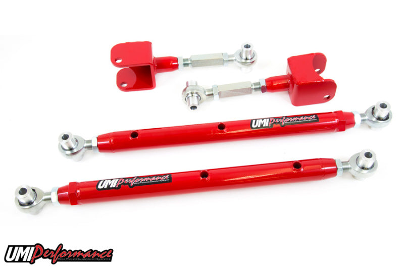 UMI Performance 78-88 GM G-Body Double Adjustable Upper & Lower Rear Control Arms Kit