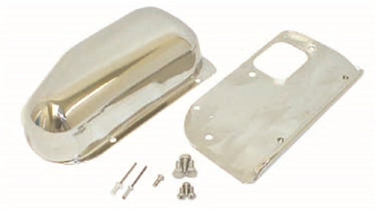 Rugged Ridge 76-86 Jeep CJ Stainless Steel Wiper Motor Cover Kit