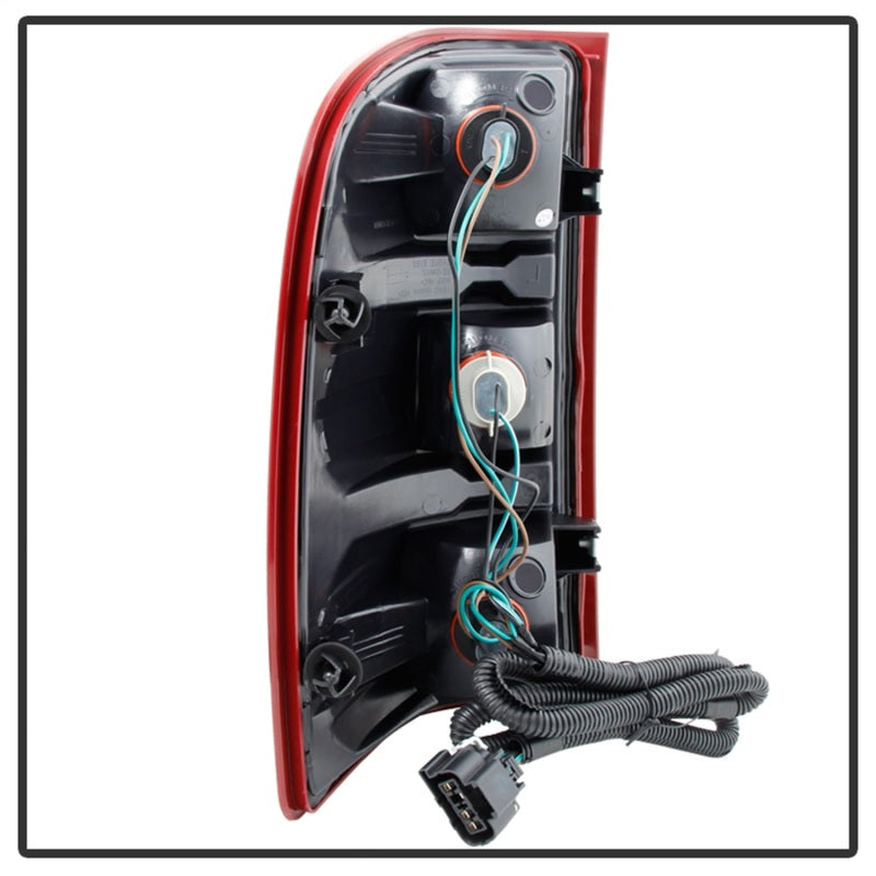 xTune GMC Sierra 07-13 OEM Tail Lights Dark Red ALT-JH-CSIL07-OE-RSM