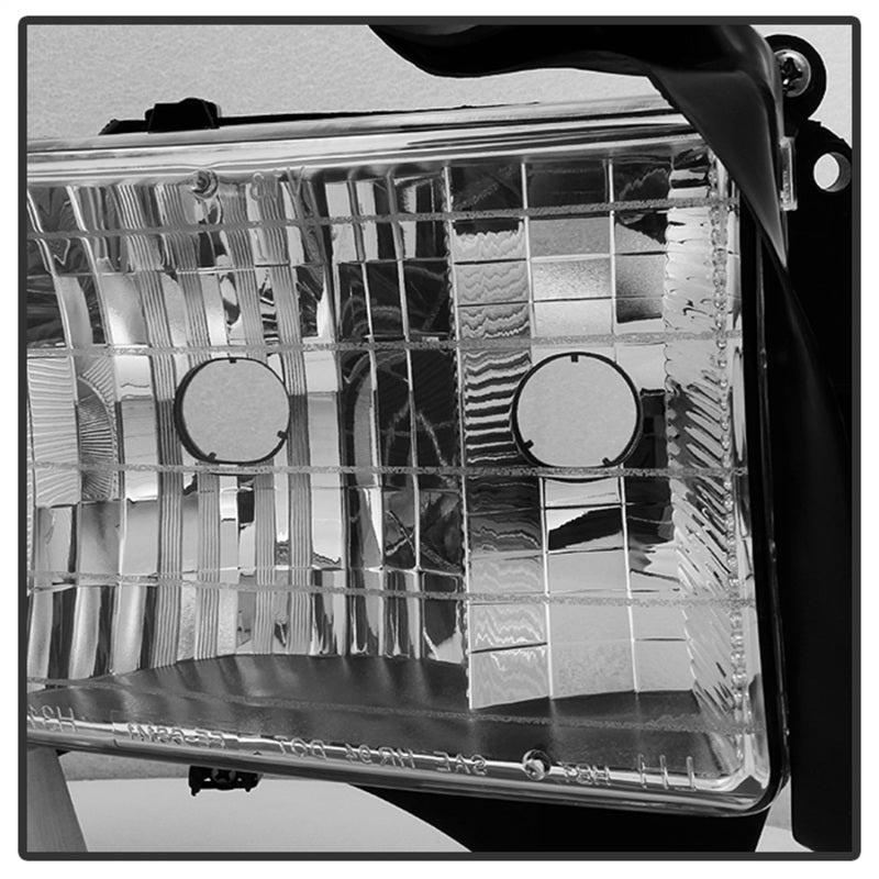 xTune Dodge Ram Sport Model Only 1999-2002 OEM Headlights Chrome HD-JH-DR99-SP-C