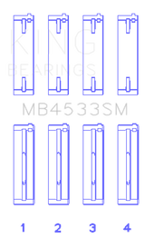 King Engine Bearings Audi 2.1L/2.2L 10V/20V 5cyl Turbo (Size STD) Main Bearing Set