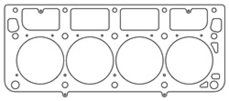 Cometic GM LS1 (w/M.I.D. Sleeves) 4.125 inch Bore .040 inch MLS Head Gasket