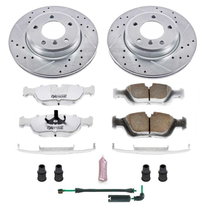 Power Stop 2000 BMW 323i Front Z26 Street Warrior Brake Kit