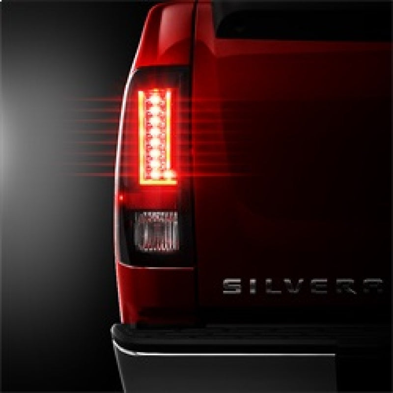 Spyder 07-13 Chevy Silverado (Exc 2010 Model) Version 2 LED Tail Lights ALT-YD-CS07V2-LED-BSM