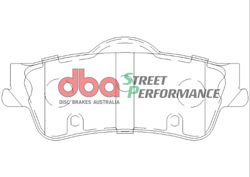 DBA 08-09 Pontiac G8 3.6 Base/6.0 SP500 Rear Brake Pads