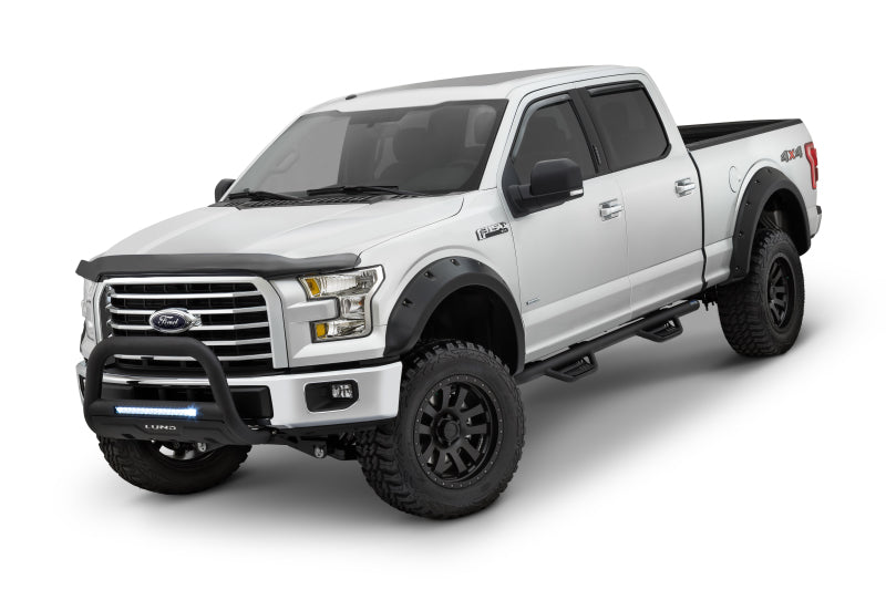 Lund 08-10 Ford F-250 RX-Rivet Style Textured Elite Series Fender Flares - Black (4 Pc.)