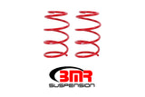 BMR 05-14 S197 Mustang GT Front Drag Version Lowering Springs - Red BMR Suspension