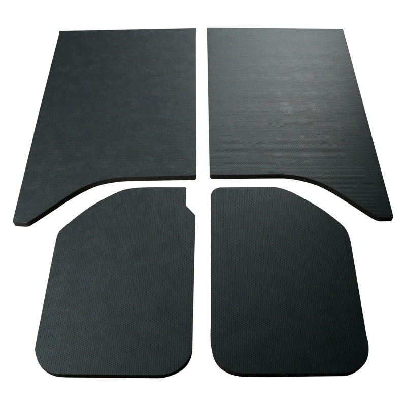 DEI 11-18 Jeep Wrangler JK 2-Door Boom Mat Headliner - 4 Piece - Black Leather Look