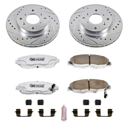 Power Stop 98-99 Acura CL Front Z26 Street Warrior Brake Kit