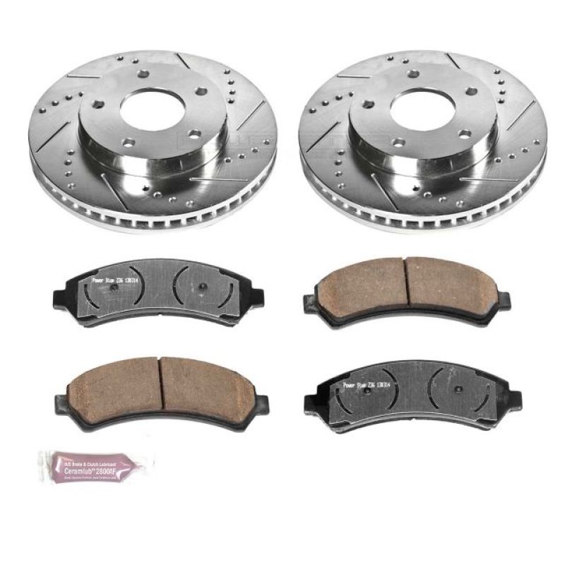 Power Stop 97-05 Chevrolet Blazer Front Z36 Truck & Tow Brake Kit