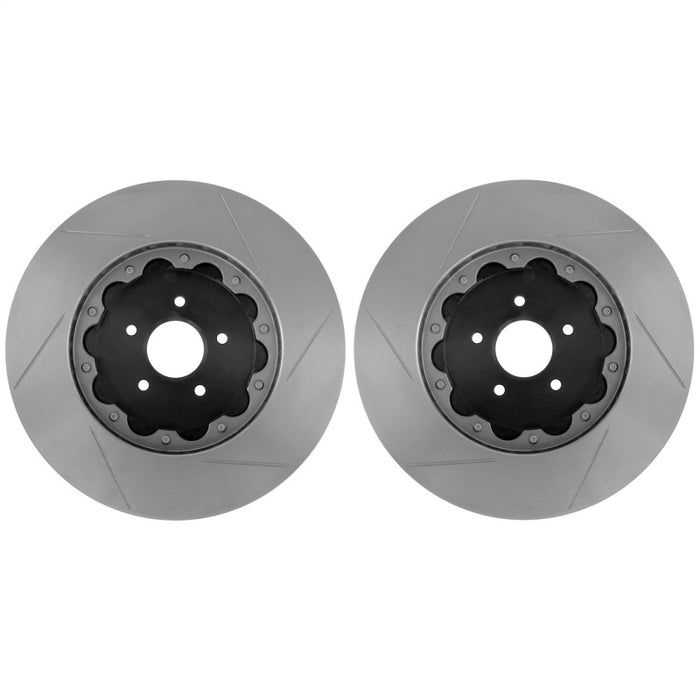 StopTech 03-17 Dodge Viper AeroRotor Drilled Zinc Coated Rear Rotor Pair