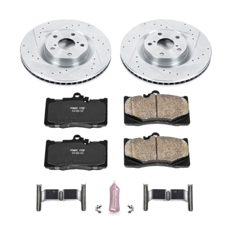 Power Stop 09-11 Lexus GS350 Front Z23 Evolution Sport Brake Kit