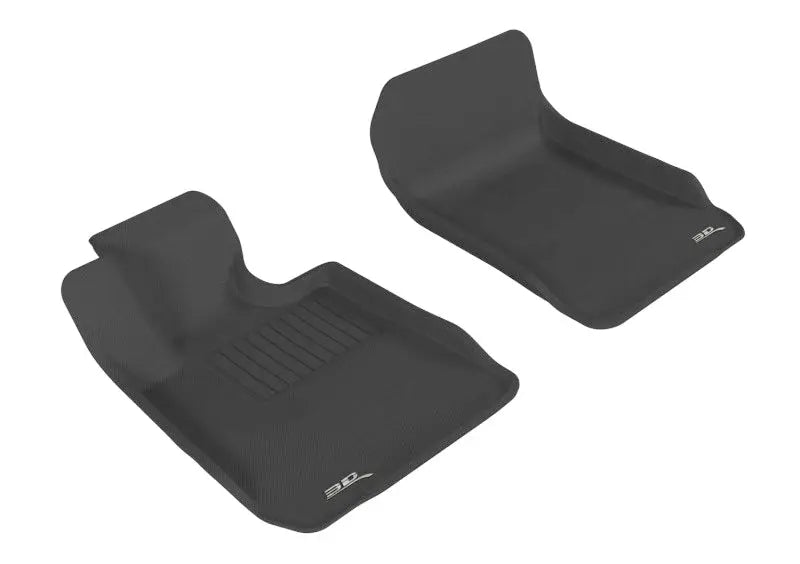 3D MAXpider 2006-2011 BMW 3 Series E90/E92 Kagu 1st Row Floormat - Black 3D MAXpider