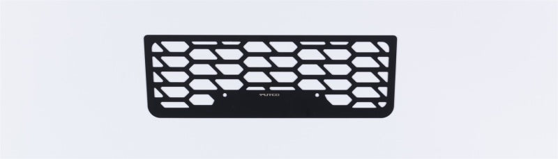 Putco 17-19 Ford SuperDuty - Hex Shield - Black Powder Coated Bumper Grille Inserts