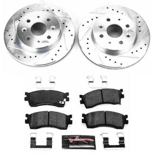 Power Stop 03-05 Kia Rio Front Z23 Evolution Sport Brake Kit