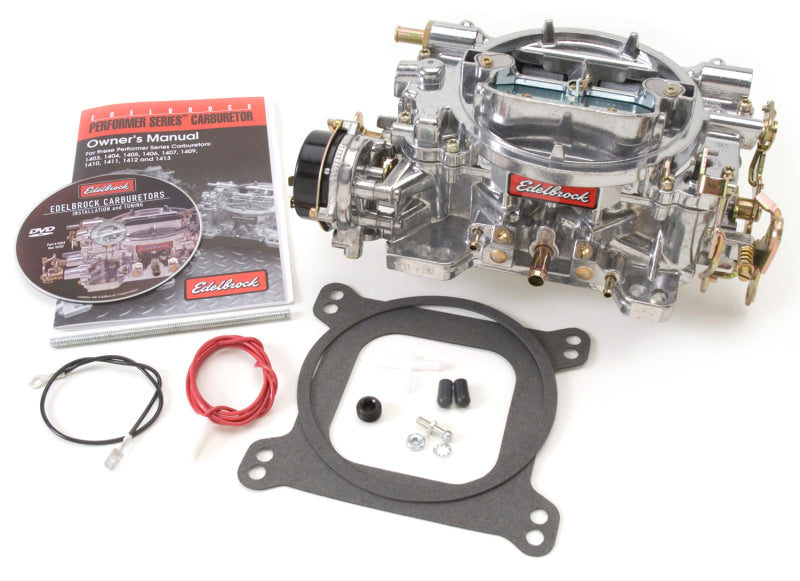 Edelbrock Carburetor Performer Series 4-Barrel 750 CFM Electric Choke Satin Finish