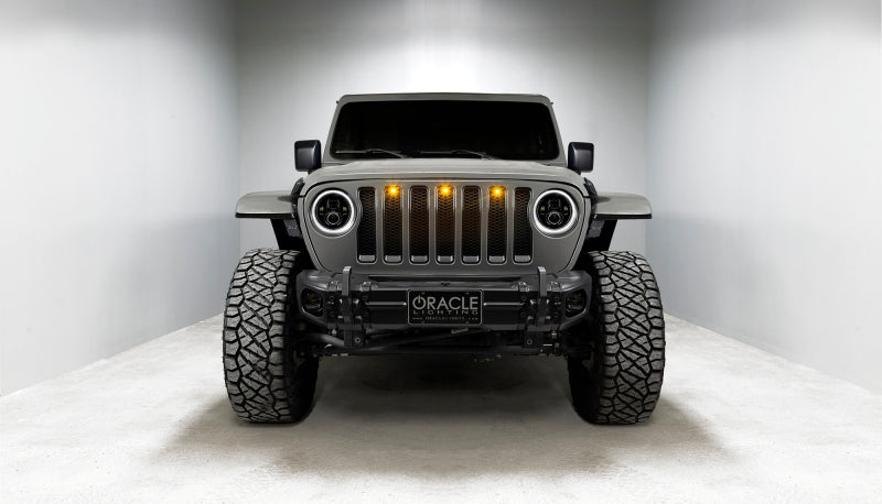 Oracle Jeep Wrangler JL/Gladiator JT 7in. High Powered LED Headlights (Pair) - White SEE WARRANTY