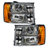 Oracle Lighting 07-13 GMC Sierra Pre-Assembled LED Halo Headlights - Blue