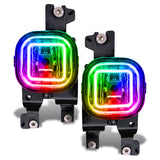 Oracle Ford Superduty 08-10 LED Fog Light Halo Kit - ColorSHIFT w/o Controller