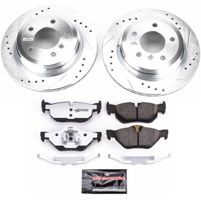 Power Stop 13-15 BMW X1 Rear Z26 Street Warrior Brake Kit