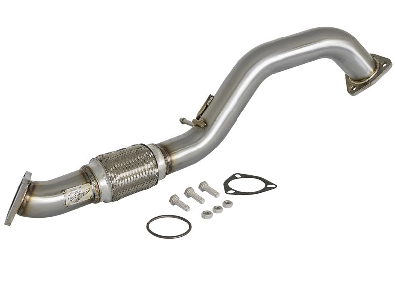 aFe Power Elite Twisted Steel 16-17 Honda Civic I4-1.5L (t) 2.5in Rear Down-Pipe Mid-Pipe