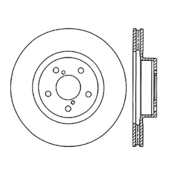 Stoptech 98-02/02 Subaru Forester/98-10 Impreza CRYO Rotor