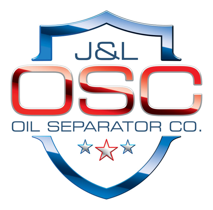 J&amp;L 19-25 Chevrolet Silverado/GMC Sierra 1500 5.3L V8 Driver Side Oil Separator 3.0 - Black Anod