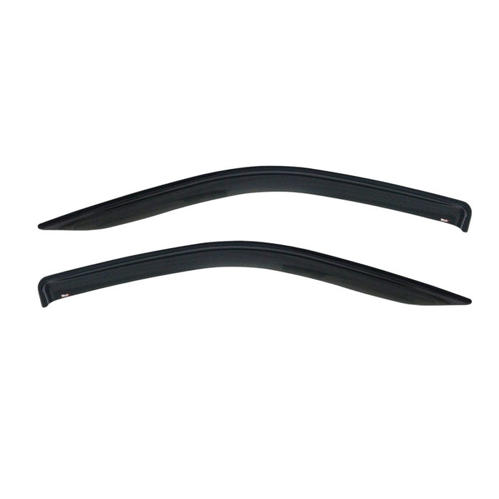 Westin 1998-2004 Nissan Frontier Wade Slim Wind Deflector 2pc - Smoke