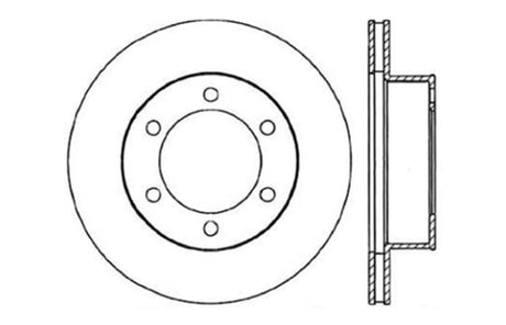 StopTech 95-03 Toyota Tacoma (6 Lug) / 96-00 4Runner Front Left Slotted & Drilled Rotor