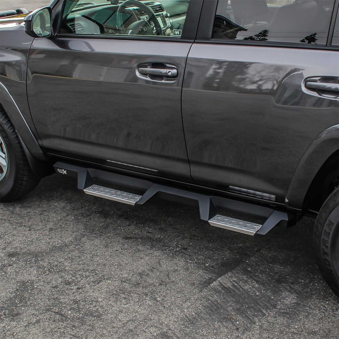 Westin 10-17 Toyota 4Runner Trail Edition (Excl. Ltd) HDX Stainless Drop Nerf Step Bars - Tex. Blk