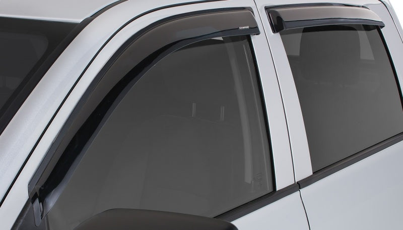 Stampede 2009-2018 Dodge Ram 1500 Extended Cab Pickup Tape-Onz Sidewind Deflector 4pc - Smoke