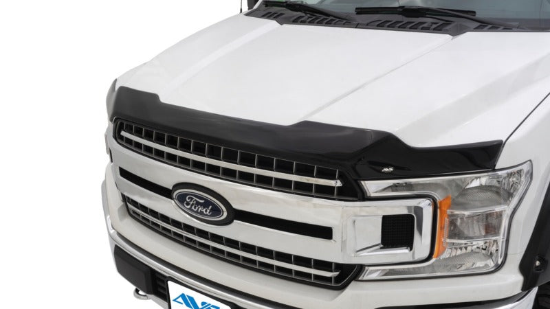 AVS 11-14 GMC Sierra 2500 Aeroskin Low Profile Acrylic Hood Shield - Smoke