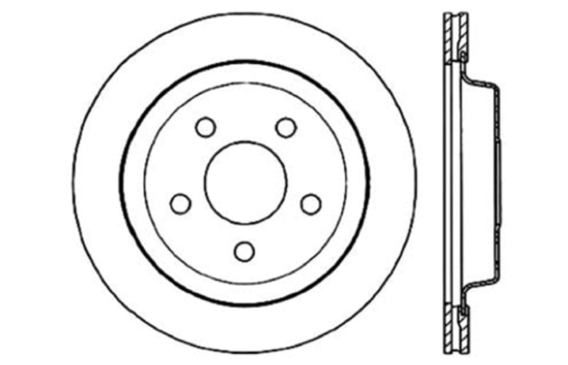 StopTech Drilled Sport Brake Rotor