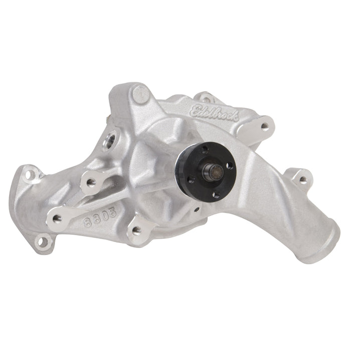 Edelbrock Water Pump High Performance Ford 1965-76 FE V8 Engines Standard Length Satin Finish