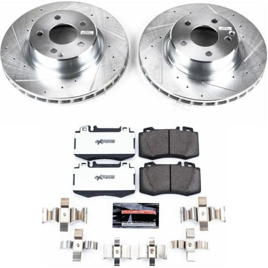 Power Stop 03-06 Mercedes-Benz CL500 Front Z26 Street Warrior Brake Kit