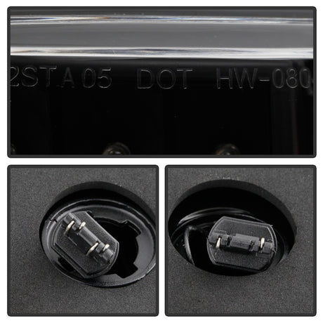 xTune Scion Xb 08-10 LED Tail Lights Black ALT-ON-TSXB08-LED-BK