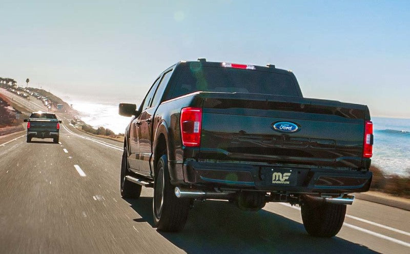 MagnaFlow CatBack 2019 Ford Ranger 2.3L 3in Black Exhaust Tips