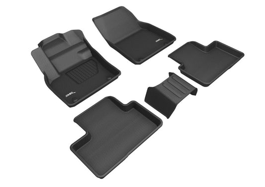 3D MAXpider 2019-2021 Volvo XC40 Kagu 1st & 2nd Row Floormat - Black