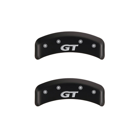 MGP 4 Caliper Covers Engraved Front Mustang Engraved Rear SN95/GT Red finish silver ch