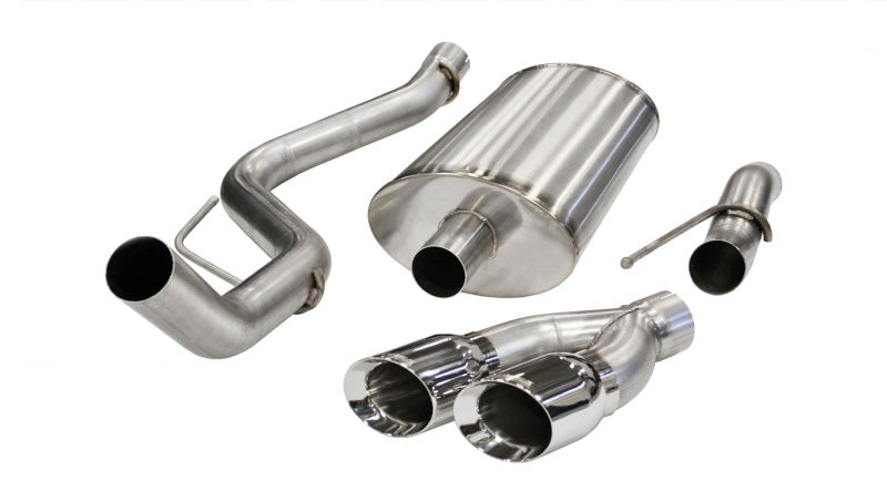 Corsa 10 Ford F-150 Raptor 5.4L V8 Polished Sport Cat-Back Exhaust