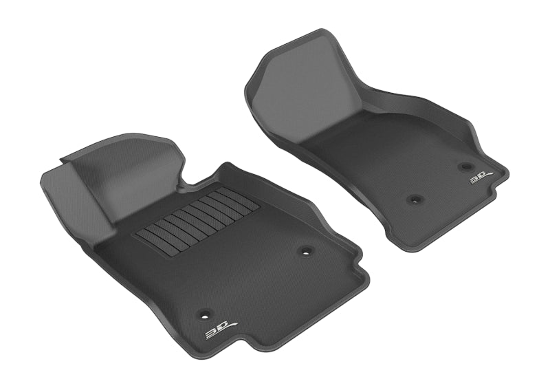 3D MAXpider 2014-2019 Cadillac CTS Kagu 1st Row Floormat - Black