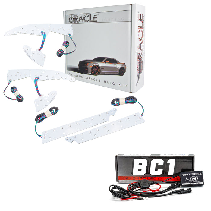 Oracle 14-15 GMC Sierra Headlight DRL Upgrade Kit - ColorSHIFT w/ BC1 Controller SEE WARRANTY