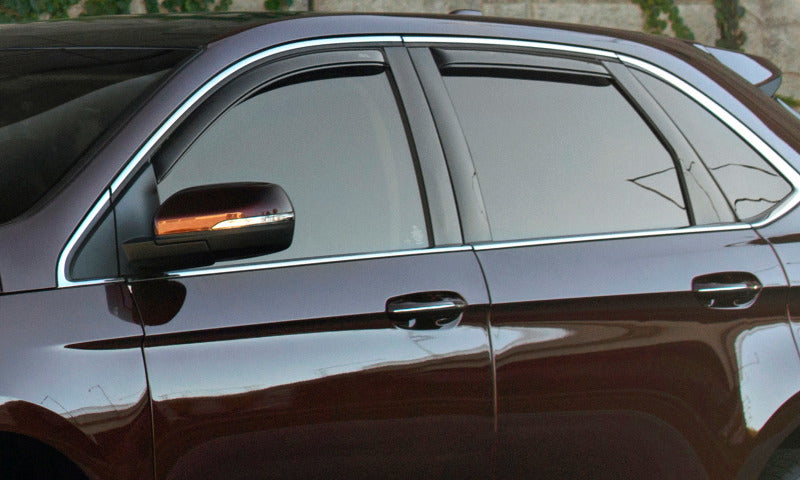 AVS 2018 Ford Expedition Ventvisor In-Channel Front & Rear Window Deflectors 4pc - Smoke