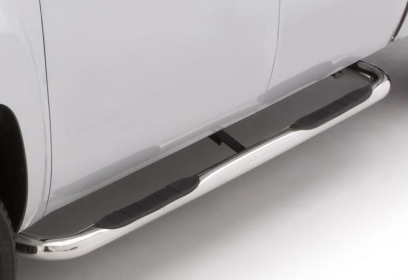 Lund 99-16 Ford F-250 Super Duty Crewcab 3in. Round Bent SS Nerf Bars - Polished