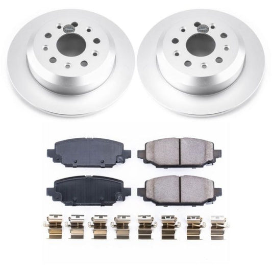 Power Stop 18-19 Jeep Wrangler Rear Z17 Evolution Geomet Coated Brake Kit