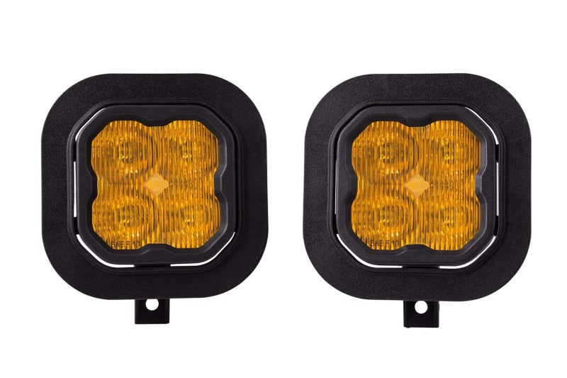 Diode Dynamics SS3 LED Pod Max Type SD Kit - Yellow SAE Fog