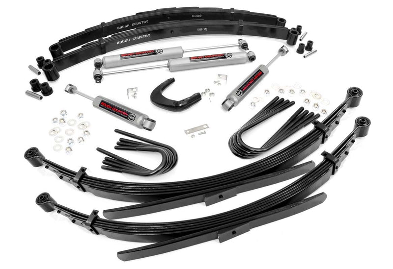 4 Inch Lift Kit | 52 Inch Rear Springs | Chevy/GMC C10/K10 C15/K15 Truck/Jimmy (73-76)