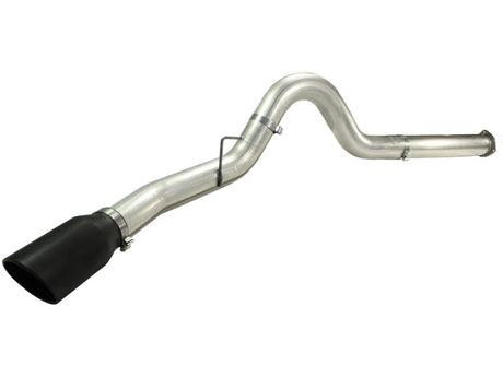 aFe MACHForce XP 5in DPF-Back Stainless Steel Exhaust , Blk, Ford Diesel Trucks 11-14 V8-6.7L td